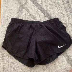 black nike shorts